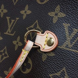 Replica Louis Vuitton Brown Monogram Fuchsia Interior Neverfull GM