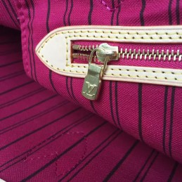 Replica Louis Vuitton Brown Monogram Fuchsia Interior Neverfull GM
