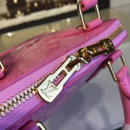 Replica Louis Vuitton Pink Embossed Monogram Alma BB