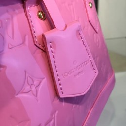 Replica Louis Vuitton Pink Embossed Monogram Alma BB