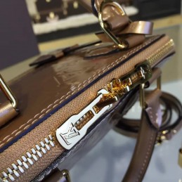 Replica Louis Vuitton Champagne Embossed Monogram Alma BB