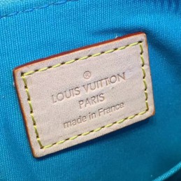 Replica Louis Vuitton Turquoise Textured Alma BB