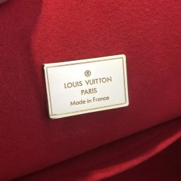 Replica Louis Vuitton Red Patent Monogram Floral Alma BB