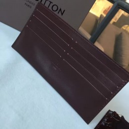 Replica Louis Vuitton Burgundy Patent Monogram Felicie Pochette