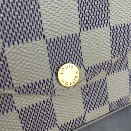 Replica Louis Vuitton White Damier Azur Pink Felicie Pochette