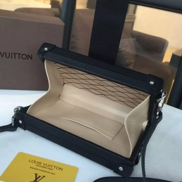 Replica Louis Vuitton Black Graphic Patch Petite Malle