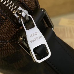 Replica Louis Vuitton Brown Damier Ebene Jake Messenger Bag