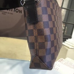 Replica Louis Vuitton Brown Damier Ebene Jake Messenger Bag