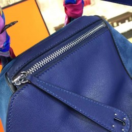 Replica Hermes Navy Blue Lindy 30 Bag Twilly Handle