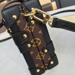 Replica Louis Vuitton Black Multicolor Graphic Petite Malle