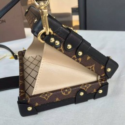 Replica Louis Vuitton Black Multicolor Graphic Petite Malle