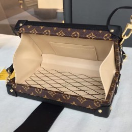 Replica Louis Vuitton Black Multicolor Graphic Petite Malle