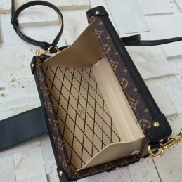 Replica Louis Vuitton Black Multicolor Graphic Petite Malle