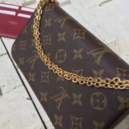Replica Louis Vuitton Brown Monogram Felicie Pochette