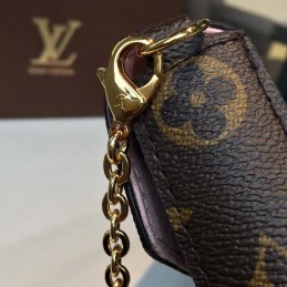 Replica Louis Vuitton Brown Monogram Patch Felicie Pochette