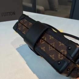 Replica Louis Vuitton Brown Monogram Red Graphic Petite Malle