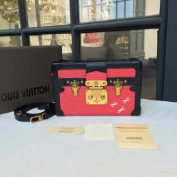 Replica Louis Vuitton Black Red Graphic Petite Malle
