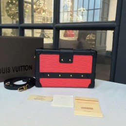 Replica Louis Vuitton Black Red Graphic Petite Malle