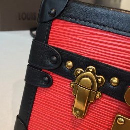 Replica Louis Vuitton Black Red Graphic Petite Malle
