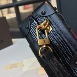 Replica Louis Vuitton Black Red Graphic Petite Malle