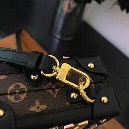 Replica Louis Vuitton Brown Monogram Studded Petite Malle