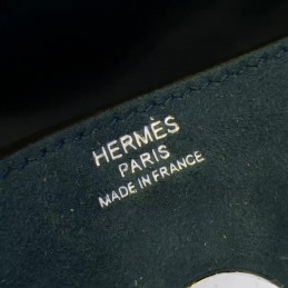 Replica Hermes Navy Blue Lindy 30 Bag Twilly Handle