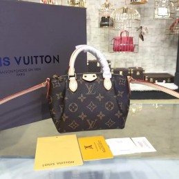 Replica Louis Vuitton Brown Monogram Beige Trim Turenne Nano