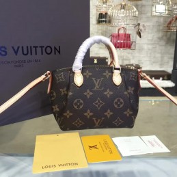 Replica Louis Vuitton Brown Monogram Beige Trim Turenne Nano