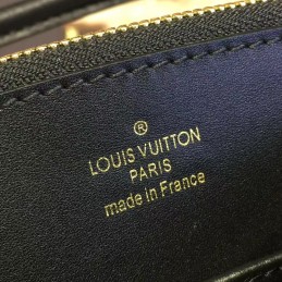 Replica Louis Vuitton Brown Monogram Black Fringed Noe
