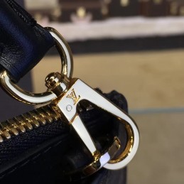 Replica Louis Vuitton Brown Monogram Black Fringed Noe