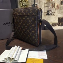 Replica Louis Vuitton Brown Monogram Classic Trotteur Beaubourg Messenger