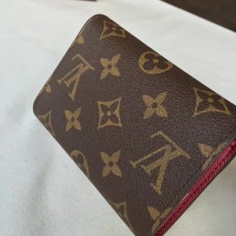 Replica Louis Vuitton Brown Monogram Rose Snap Victorine Wallet