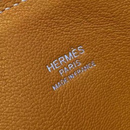 Replica Hermes Brown Bolide 45 Shark Charm Twilly Handle Bag