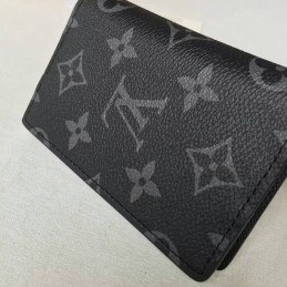 Replica Louis Vuitton Black Monogram Eclipse Pocket Organizer
