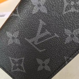 Replica Louis Vuitton Black Monogram Eclipse Pocket Organizer