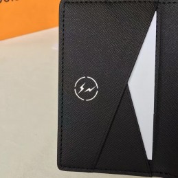 Replica Louis Vuitton Black Monogram Eclipse Pocket Organizer