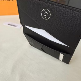 Replica Louis Vuitton Black Monogram Eclipse Pocket Organizer