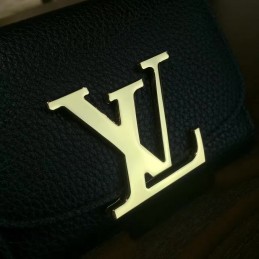 Replica Louis Vuitton Navy Blue Vivienne Compact Wallet