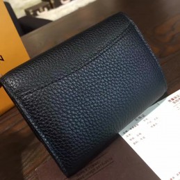 Replica Louis Vuitton Navy Blue Vivienne Compact Wallet