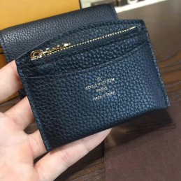 Replica Louis Vuitton Navy Blue Vivienne Compact Wallet