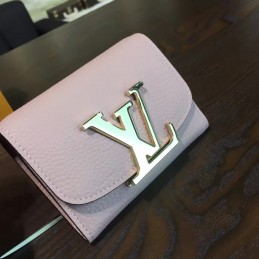 Replica Louis Vuitton Pale Pink Vivienne Compact Wallet