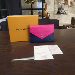 Replica Louis Vuitton Pink Navy Victorine Wallet