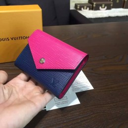 Replica Louis Vuitton Pink Navy Victorine Wallet