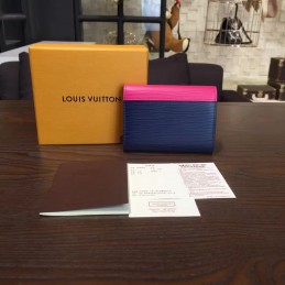 Replica Louis Vuitton Pink Navy Victorine Wallet