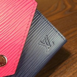 Replica Louis Vuitton Pink Navy Victorine Wallet
