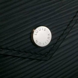 Replica Louis Vuitton Black Navy Victorine Wallet