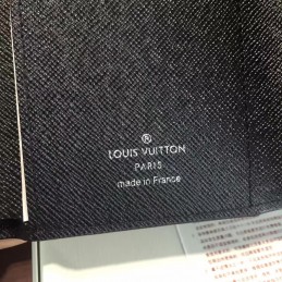 Replica Louis Vuitton Black Navy Victorine Wallet