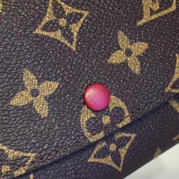 Replica Louis Vuitton Brown Monogram Brown Interior Emilie Wallet