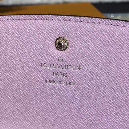 Replica Louis Vuitton Brown Monogram Black Interior Emilie Wallet