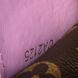 Replica Louis Vuitton Brown Monogram Black Interior Emilie Wallet